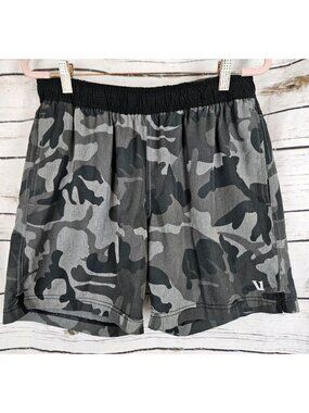 Vuori Rush Mens M Athletic Lined Shorts Camo 5.5" Inseam V348 Performance